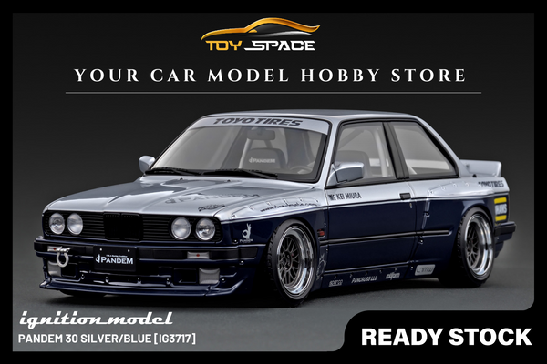 [IGNITION MODEL] 1:18 PANDEM 30 Silver/Blue [IG3717]