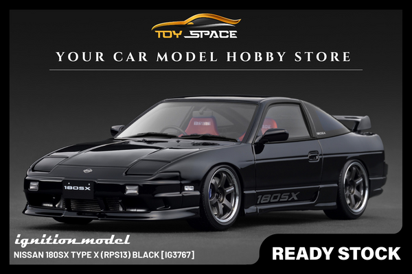 [IGNITION MODEL] 1:18 Nissan 180SX Type X (RPS13) Black [IG3767]