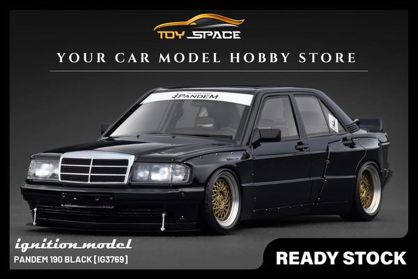 [IGNITION MODEL] 1:18 PANDEM 190 Black [IG3769]