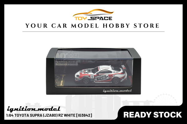 [IGNITION MODEL] 1:64 Toyota Supra (JZA80) RZ White [IG3842]