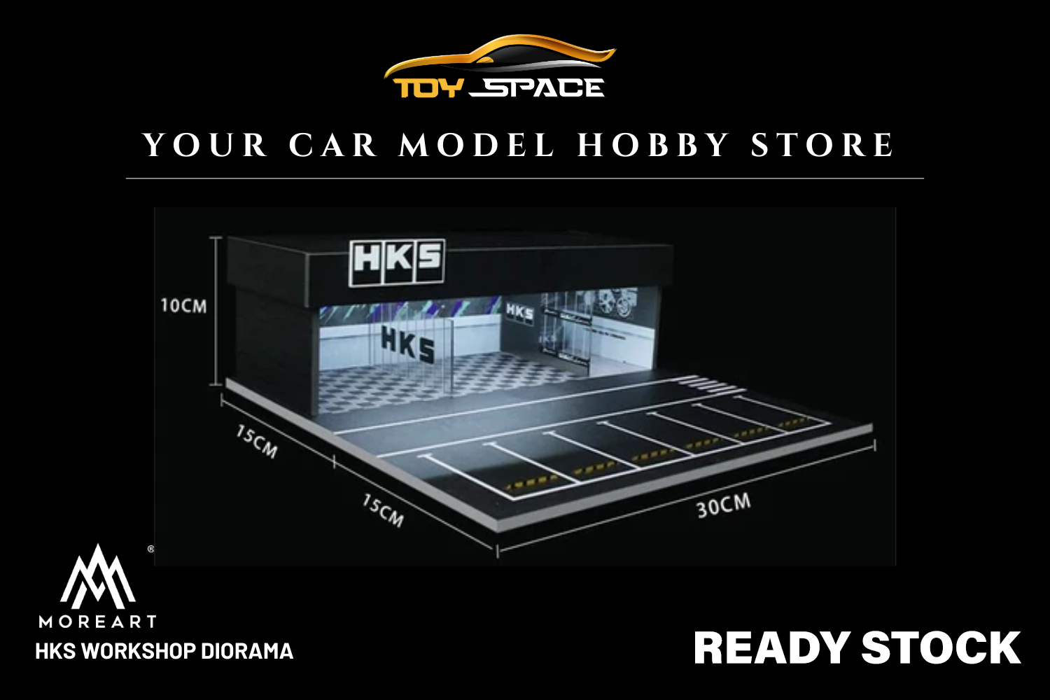 [MOREART] 1:64 HKS Workshop Diorama