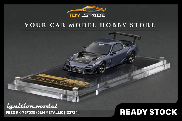 [IGNITION MODEL] 1:64 FEED RX-7 (FD3S) Gun Metallic [IG2724]