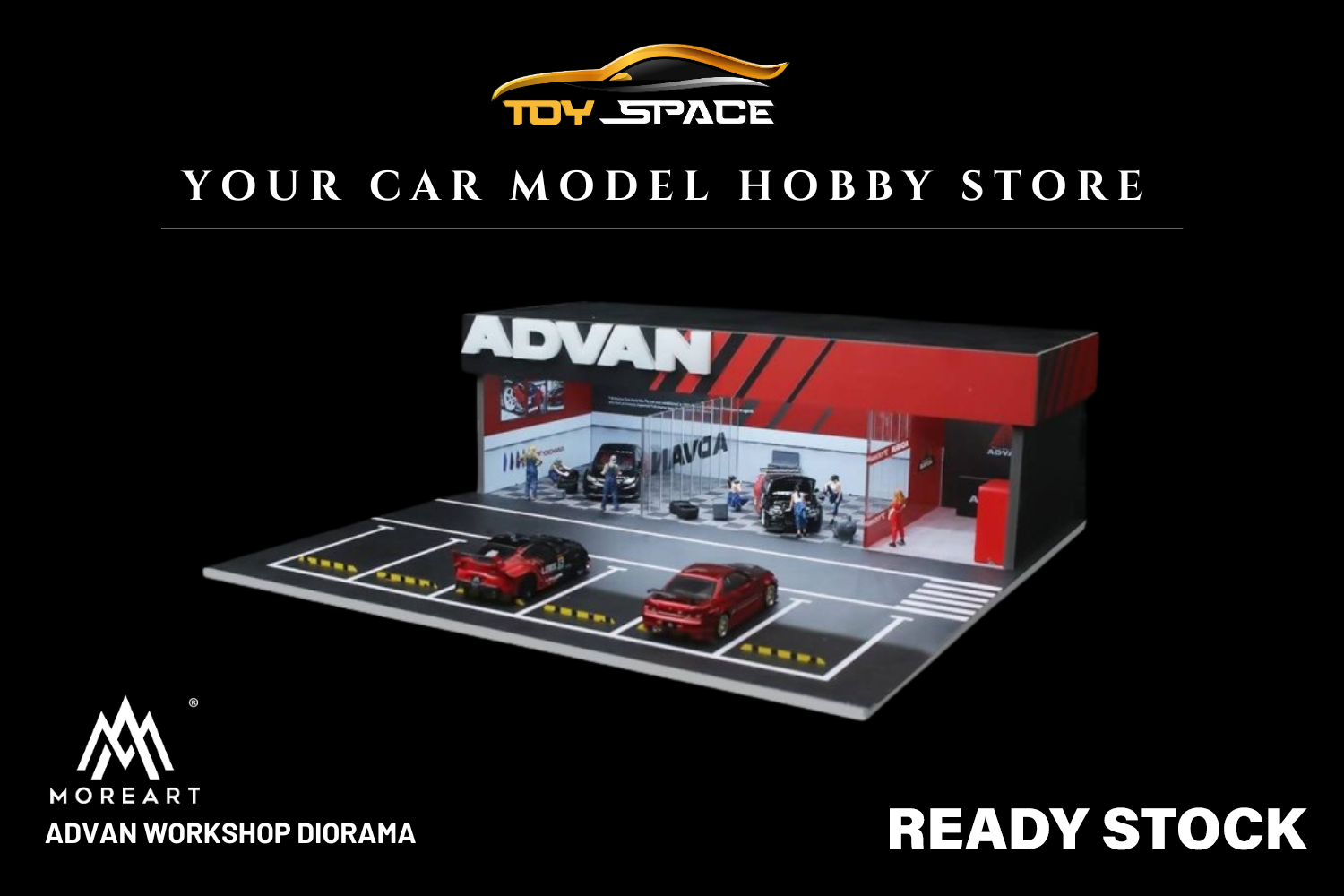 [MOREART] 1:64 Advan Workshop Diorama