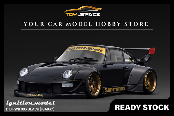 [IGNITION MODEL] 1:18 RWB 993 Black [IG4037]
