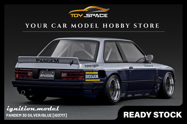[IGNITION MODEL] 1:18 PANDEM 30 Silver/Blue [IG3717]