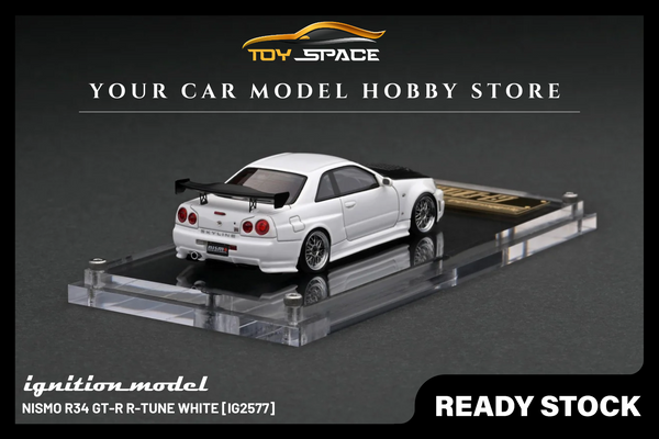 [IGNITION MODEL] 1:64 Nismo R34 GT-R R-Tune White [IG2577]