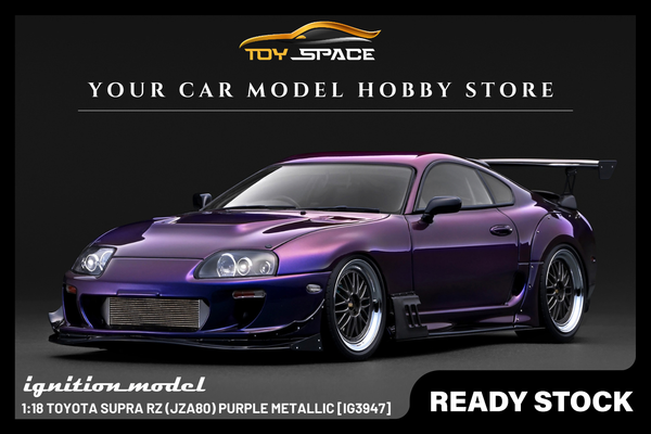 [IGNITION MODEL] 1:18 Toyota Supra RZ (JZA80) Purple Metallic [IG3947]