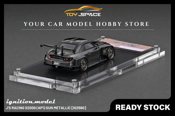 [IGNITION MODEL] 1:64 J'S RACING S2000 (AP1) Gun Metallic [IG2560]