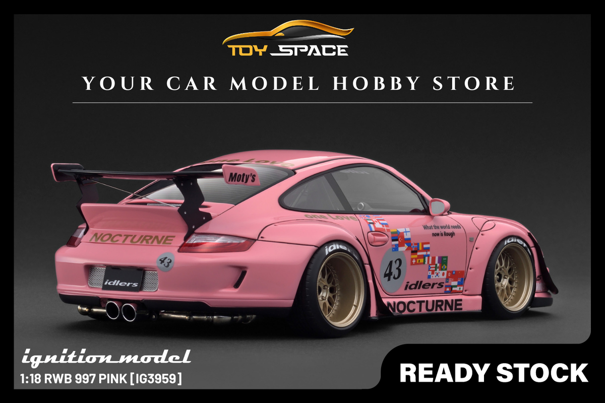 [IGNITION MODEL] 1:18 RWB 997 Pink [IG3959] - Toy Space Diecast Online Store Singapore
