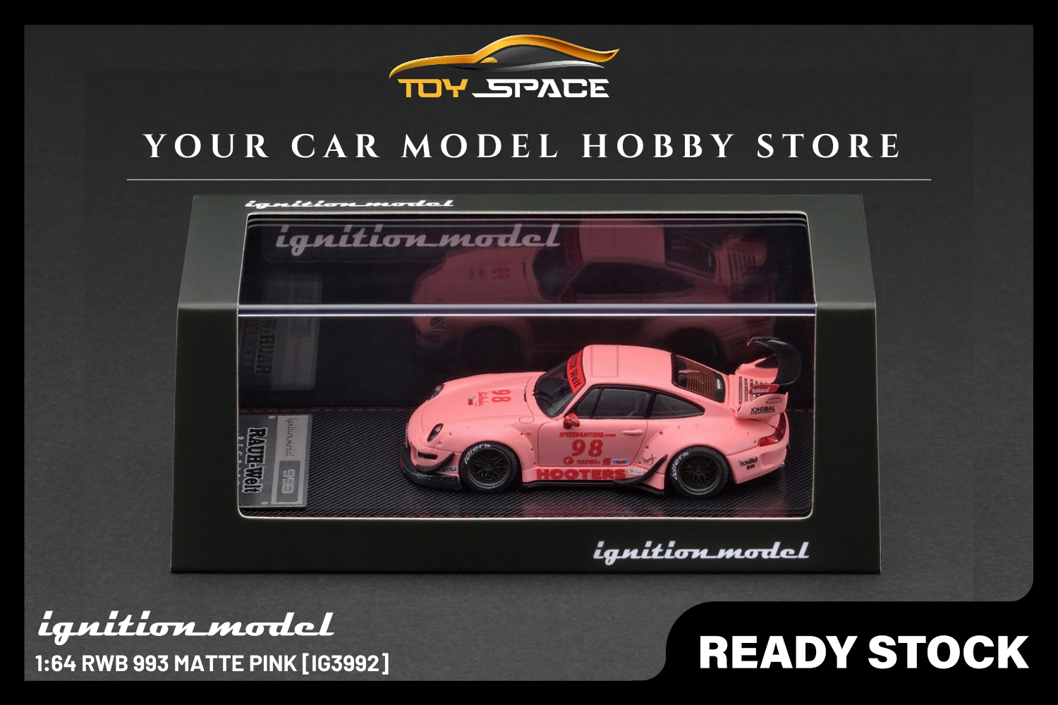 [IGNITION MODEL] 1:64 RWB 993 Matte Pink [IG3992]