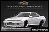 [IGNITION MODEL] 1:18 Nissan Skyline GT-R (R32) White MIDNIGHT Reina's R [IG3596] - Toy Space Diecast Online Store Singapore