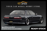 [IGNITION MODEL] 1:18 VERTEX S13 Silvia Black [IG3588] - Toy Space Diecast Online Store Singapore