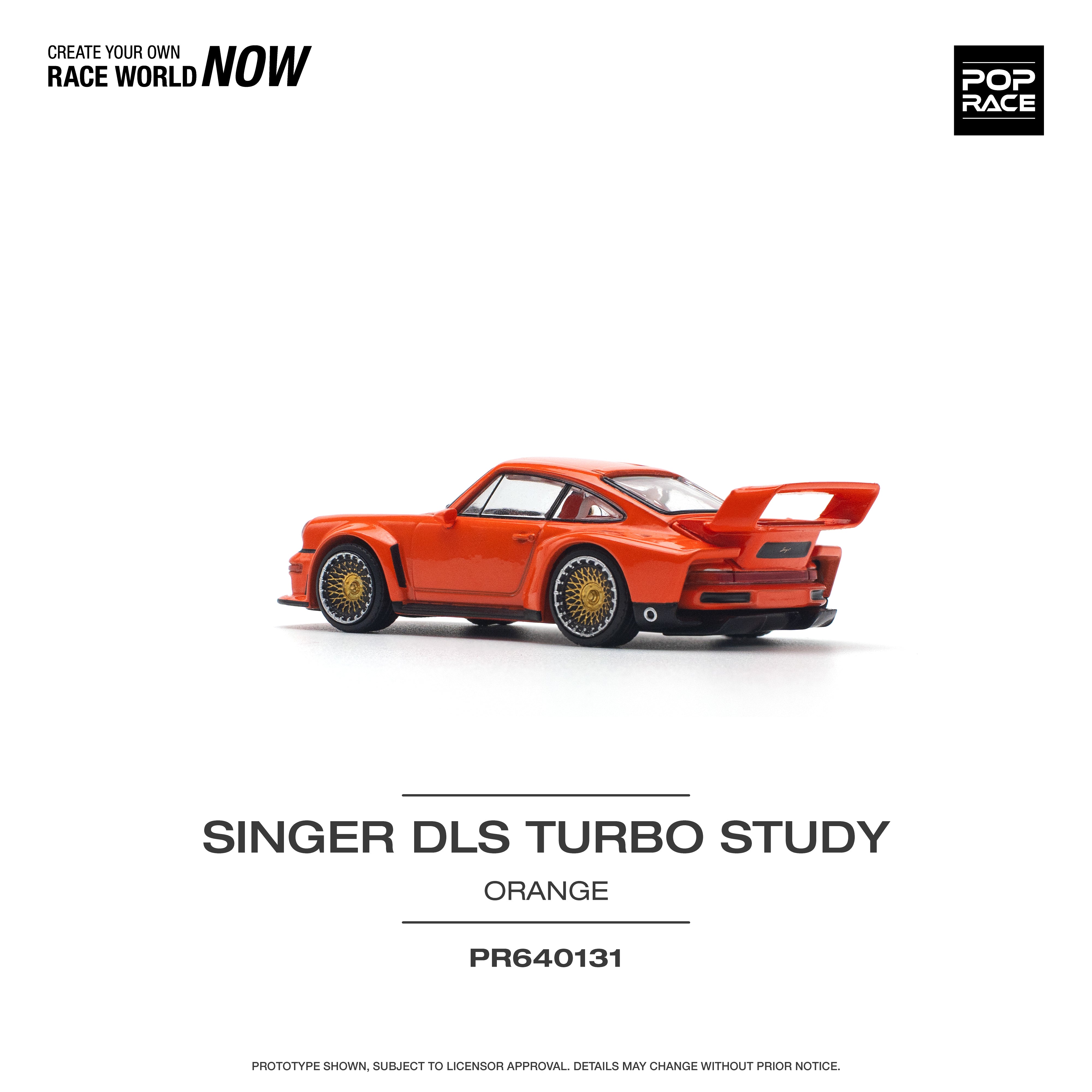 [POP RACE] 1/64 Singer DLS Turbo (Track) Orange