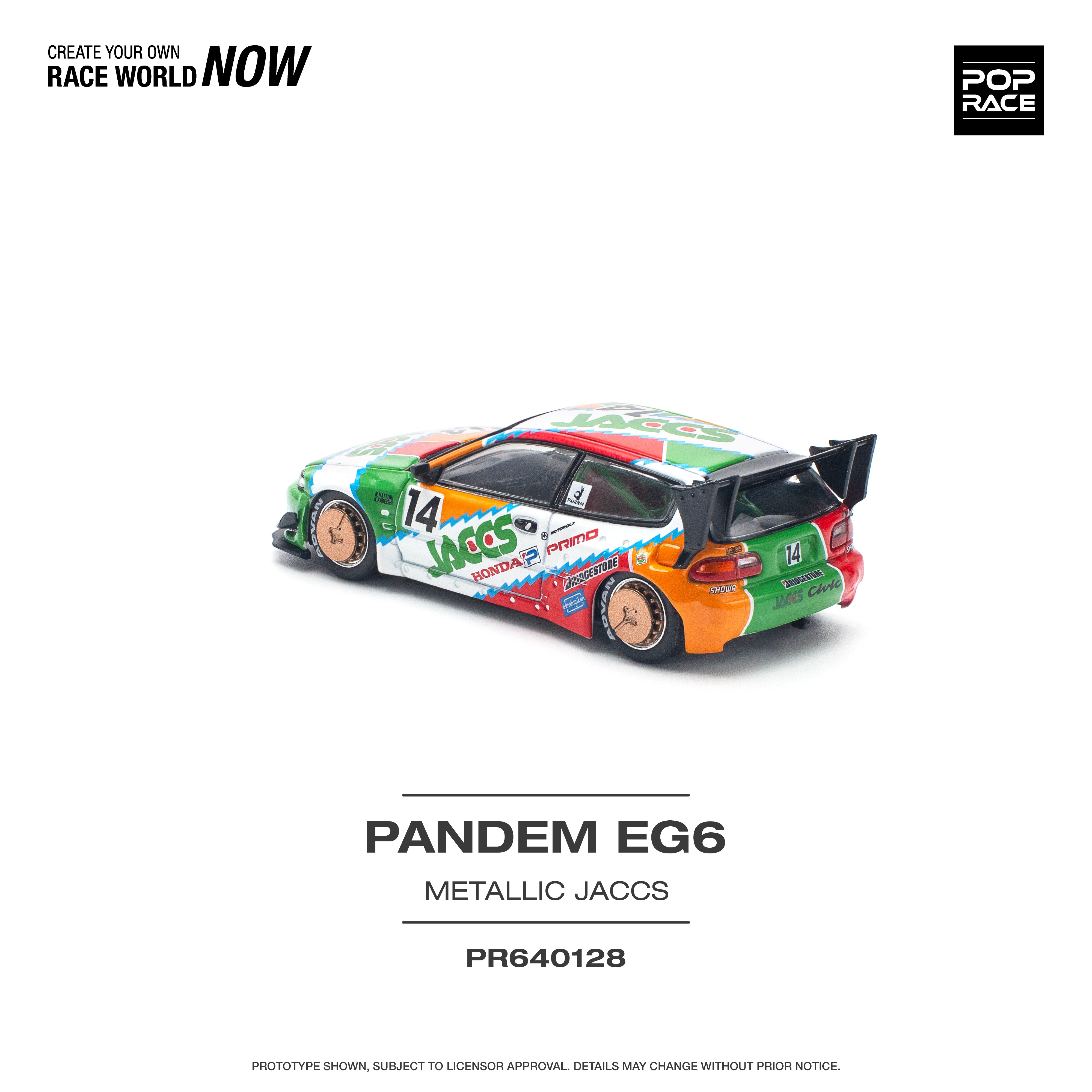 [POP RACE] 1/64 Pandem Civic EG6 V1.5 Jaccs