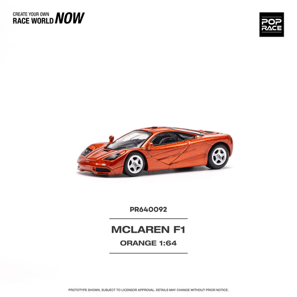 [POP RACE] 1/64 Mclaren F1 Orange