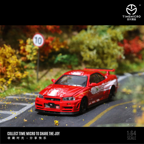 [TIME MICRO] 1/64 Nissan GTR R34 Z Tune