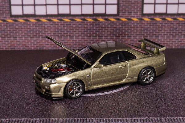 [MOTORHELIX] 1/64 Nissan Skyline GT-R R34 V Spec II