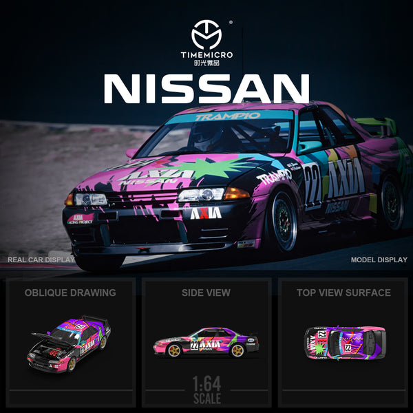 [TIME MICRO] 1/64 Nissan GTR R32 Axia #22 Livery