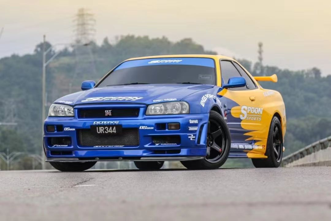 [FAST SPEED] 1:64 Skyline R34 GT-R 5th Generation BNR34 Spoon Livery