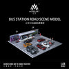 [MOREART] 1:64 Bus Station Road Scene Model