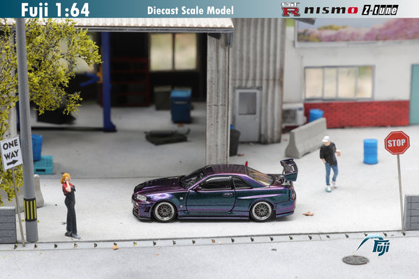 [FUJI] 1:64 Nissan Skyline R34 GT-R Nismo Z-Tune Midnight Magic Purple