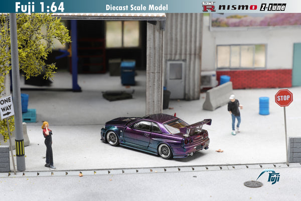 [FUJI] 1:64 Nissan Skyline R34 GT-R Nismo Z-Tune Midnight Magic Purple