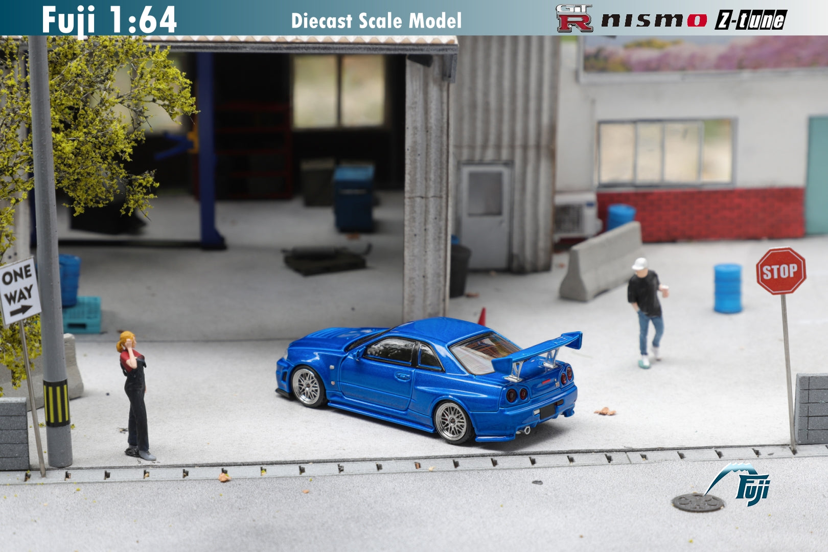 [FUJI] 1:64 Nissan Skyline R34 GT-R Nismo Z-Tune Bayside Blue