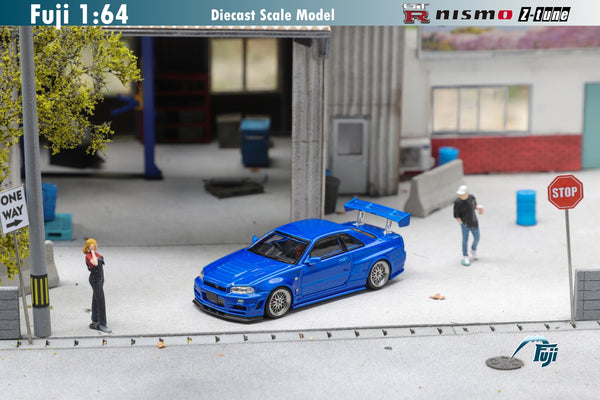 [FUJI] 1:64 Nissan Skyline R34 GT-R Nismo Z-Tune Bayside Blue