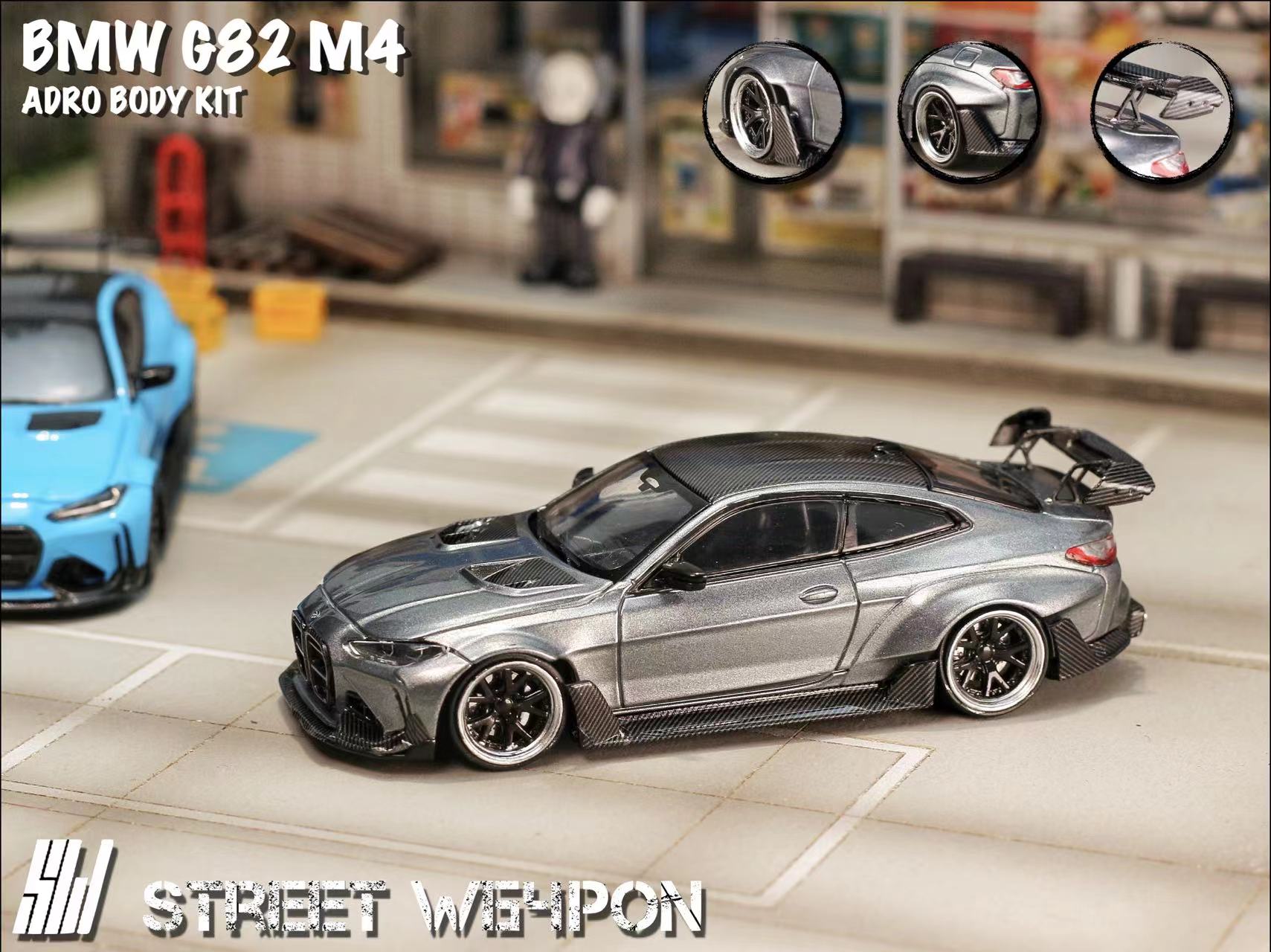 [STREET WEAPON] 1:64 BMW G82 M4 Adro Body Kit