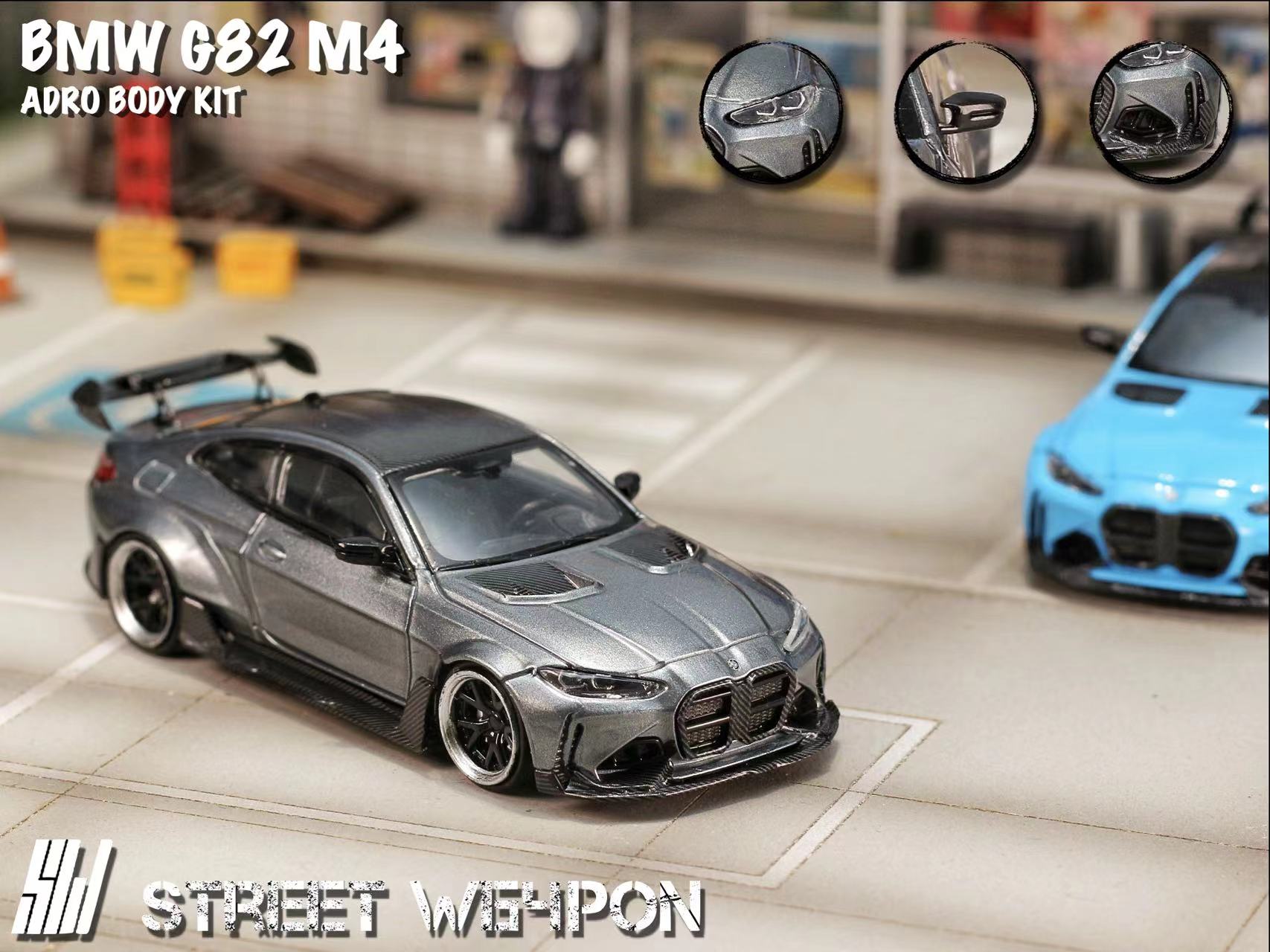 [STREET WEAPON] 1:64 BMW G82 M4 Adro Body Kit