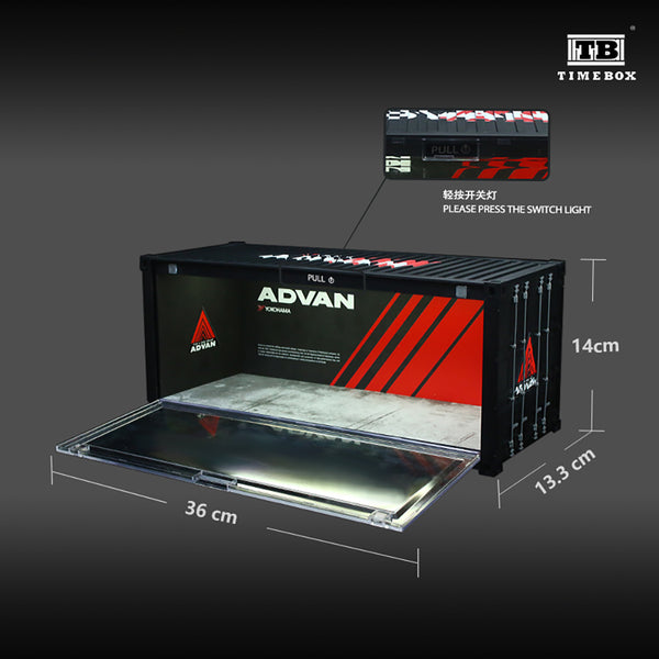 [TIME BOX] 1:64 Advan Container Scenario Model