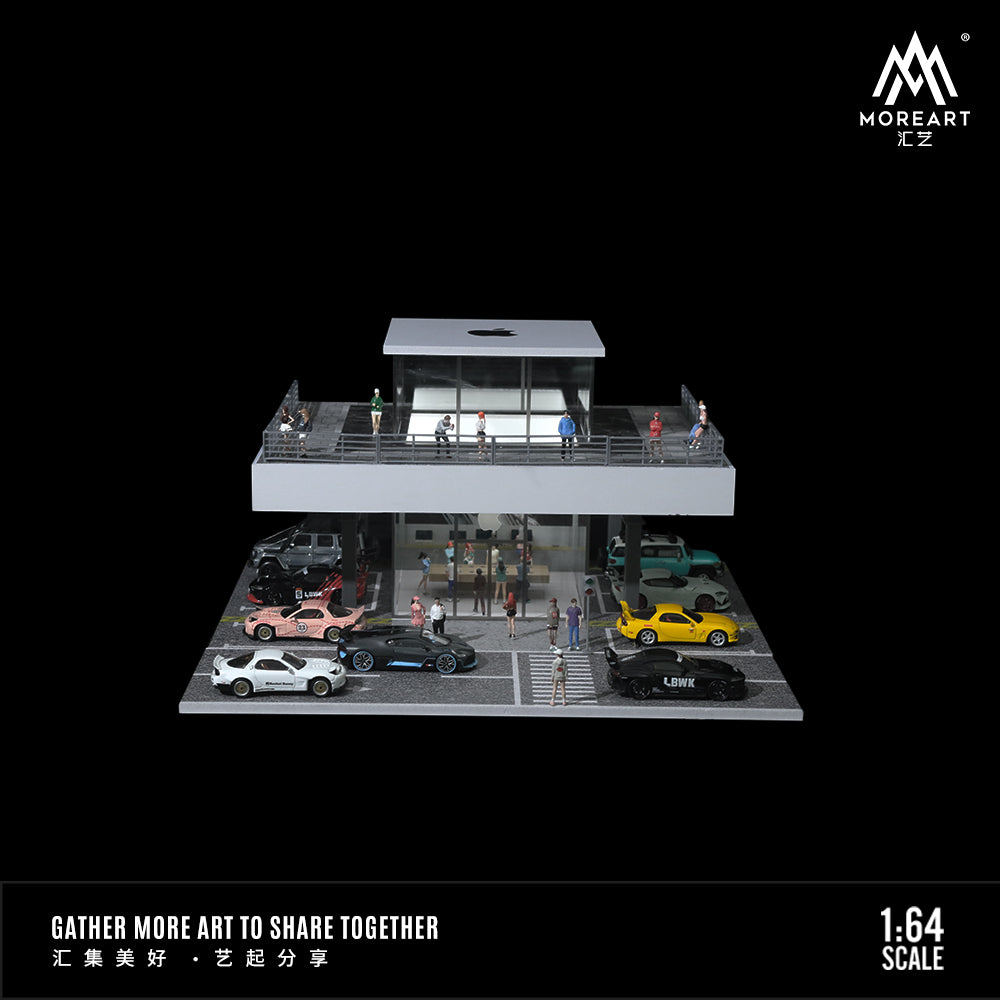 [MOREART] 1:64 Apple Store Scene Model