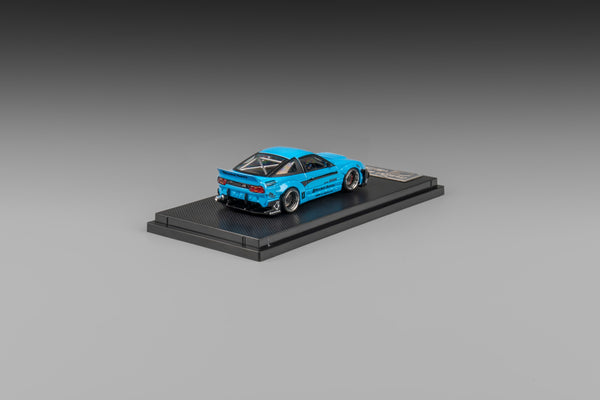 [MICRO TURBO] 1:64 180SX Rocket Bunny Metallic Blue