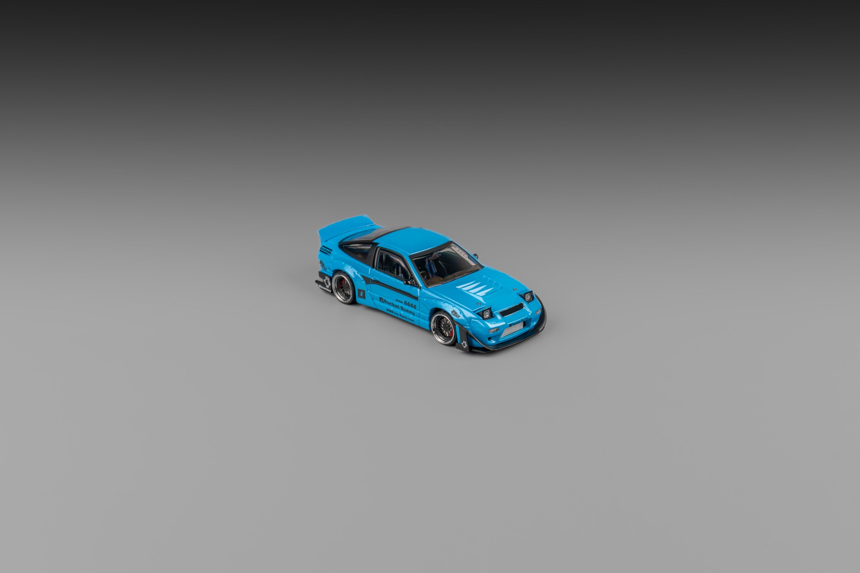 [MICRO TURBO] 1:64 180SX Rocket Bunny Metallic Blue