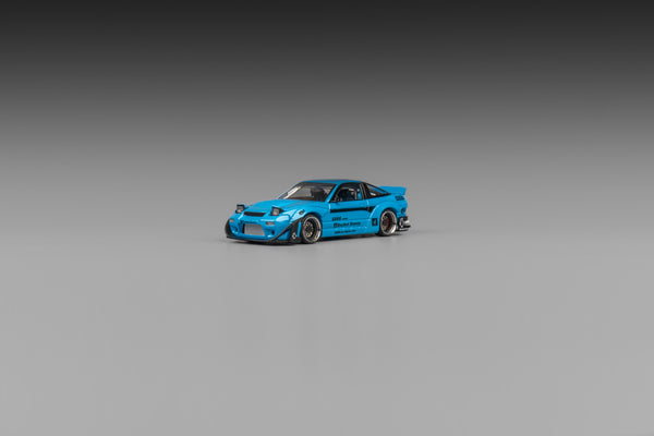 [MICRO TURBO] 1:64 180SX Rocket Bunny Metallic Blue