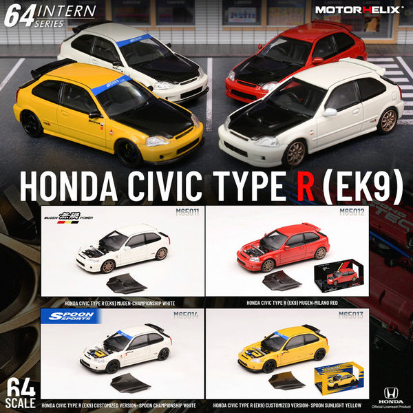 [MOTORHELIX] 1:64 Honda Civic Type R (EK9)