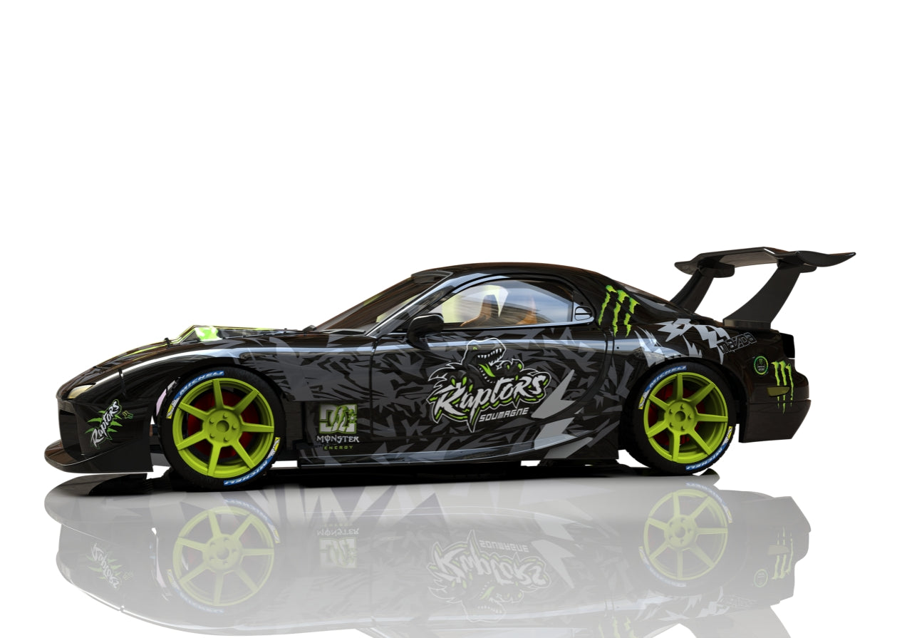 [DCM] 1:64 RX7 Black Monster Livery