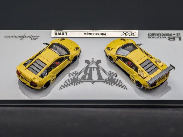 [ERROR 404 MODEL] 1:64 LB Murciélago Double Car Set