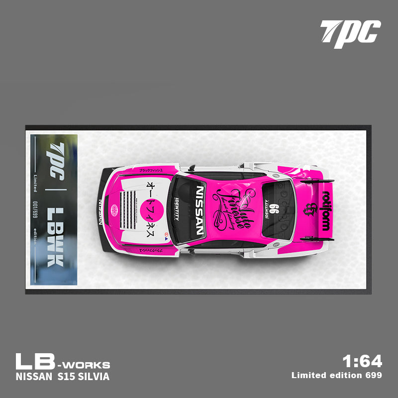 [TPC] 1:64 Nissan S15 Pink&White