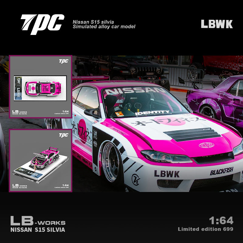 [TPC] 1:64 Nissan S15 Pink&White