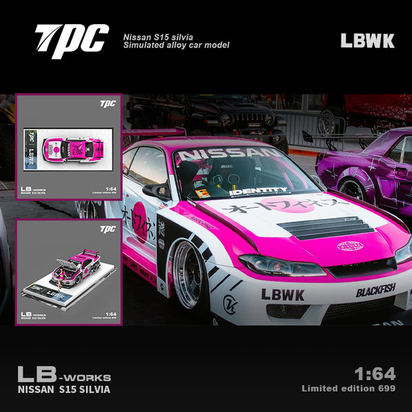 [TPC] 1:64 Nissan S15 Pink&White