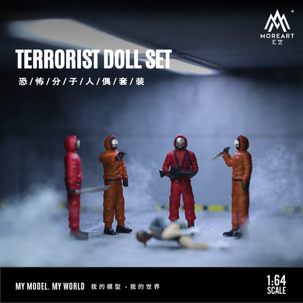 [MOREART] 1:64 Terrorist Figurine Set