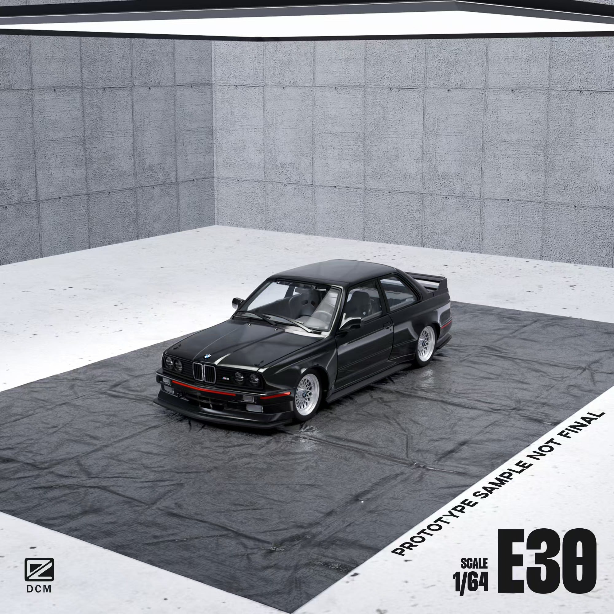 [DCM] 1:64 BMW M3 (E30) Black