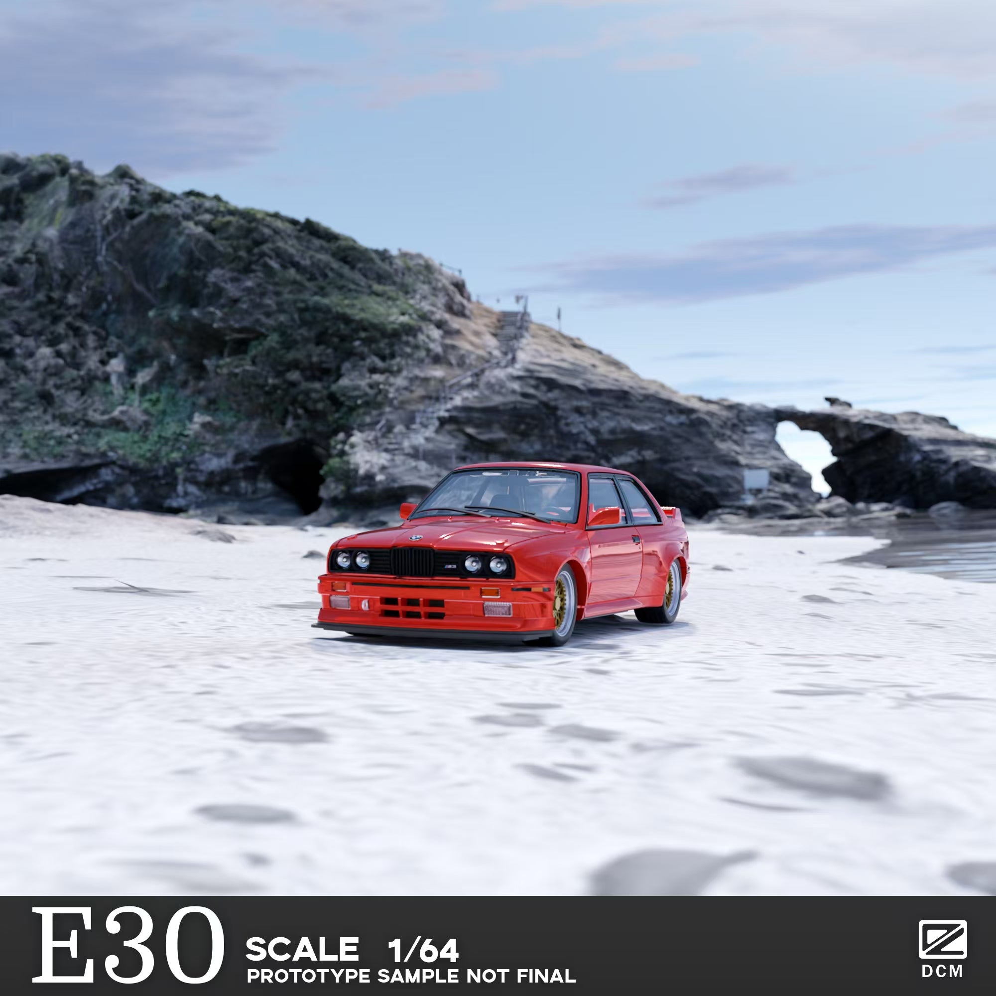 [DCM] 1:64 BMW M3 (E30) Red