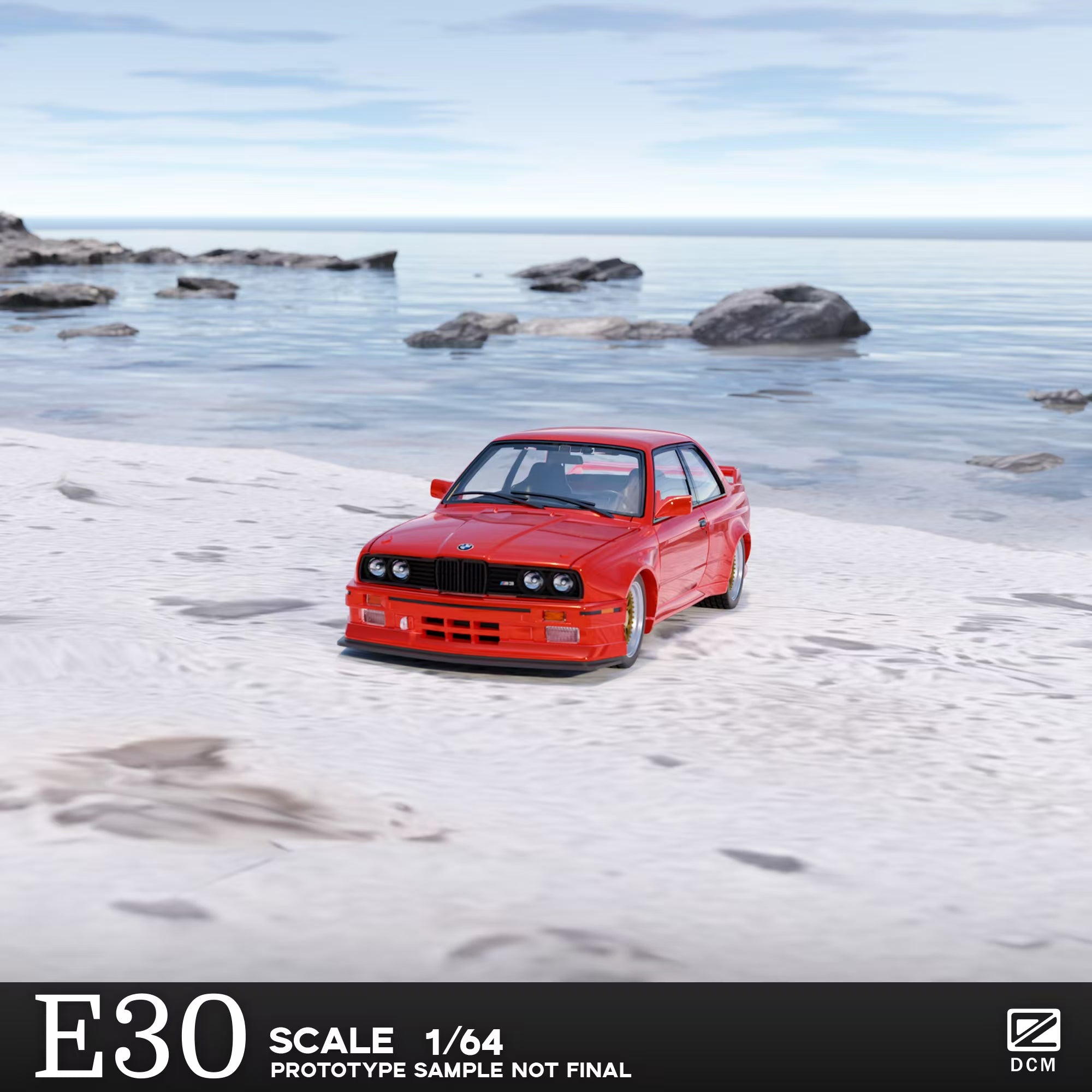 [DCM] 1:64 BMW M3 (E30) Red