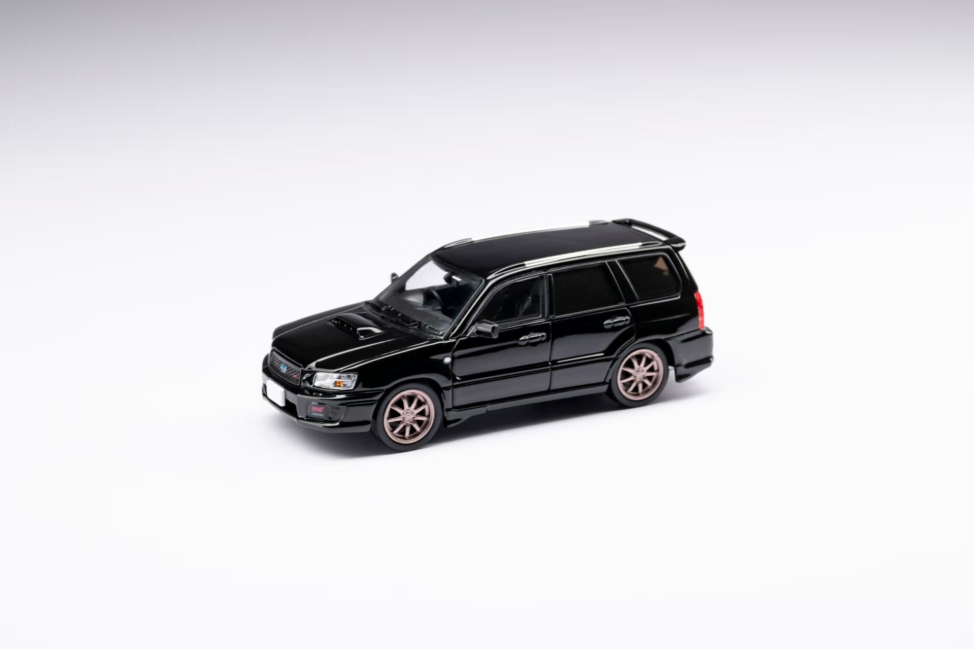 [MODEL MODEL] 1:64 Subaru Forester SG9 STI Black
