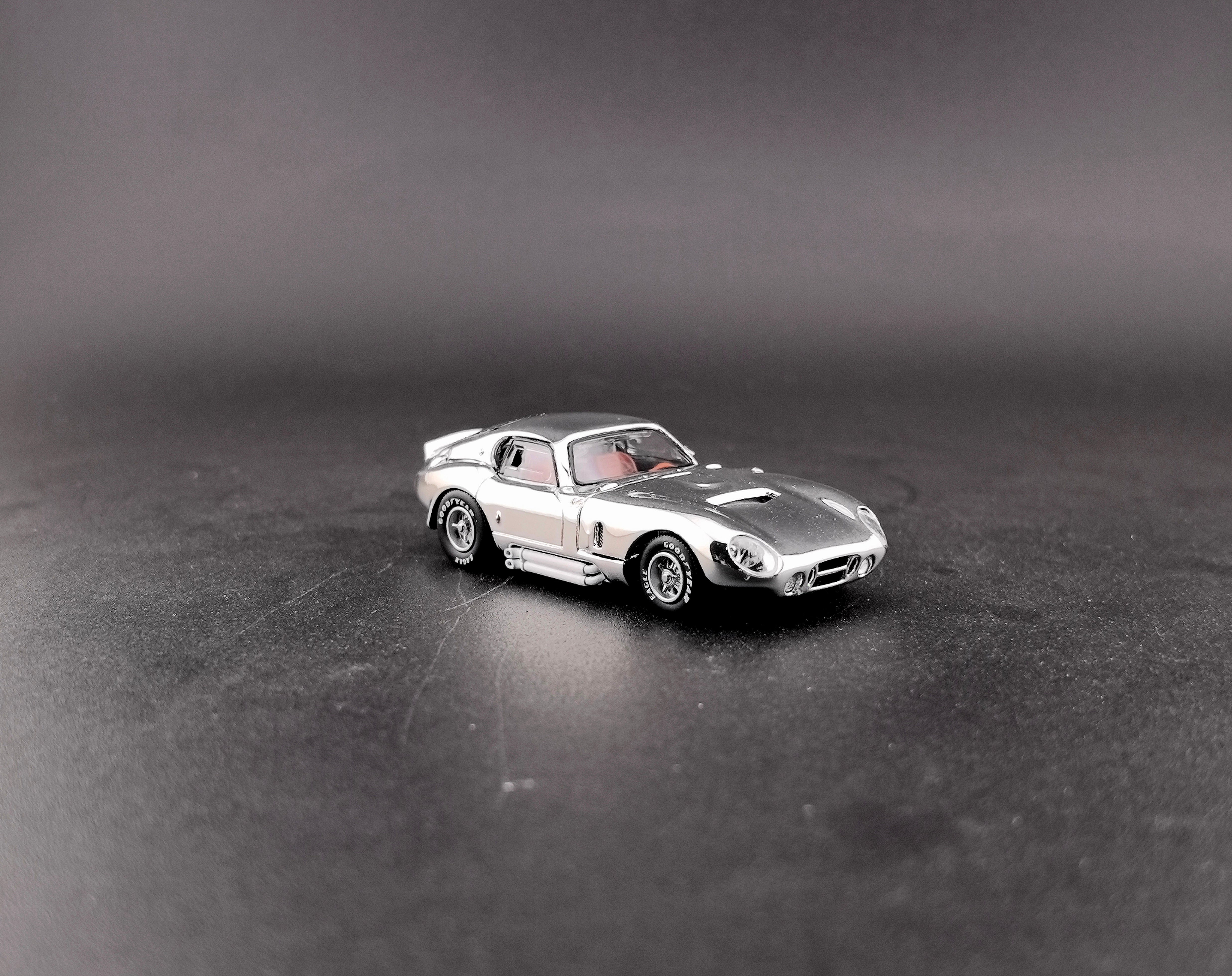 [FINE WORKS64] 1:64 Shelby Daytona Chrome Silver