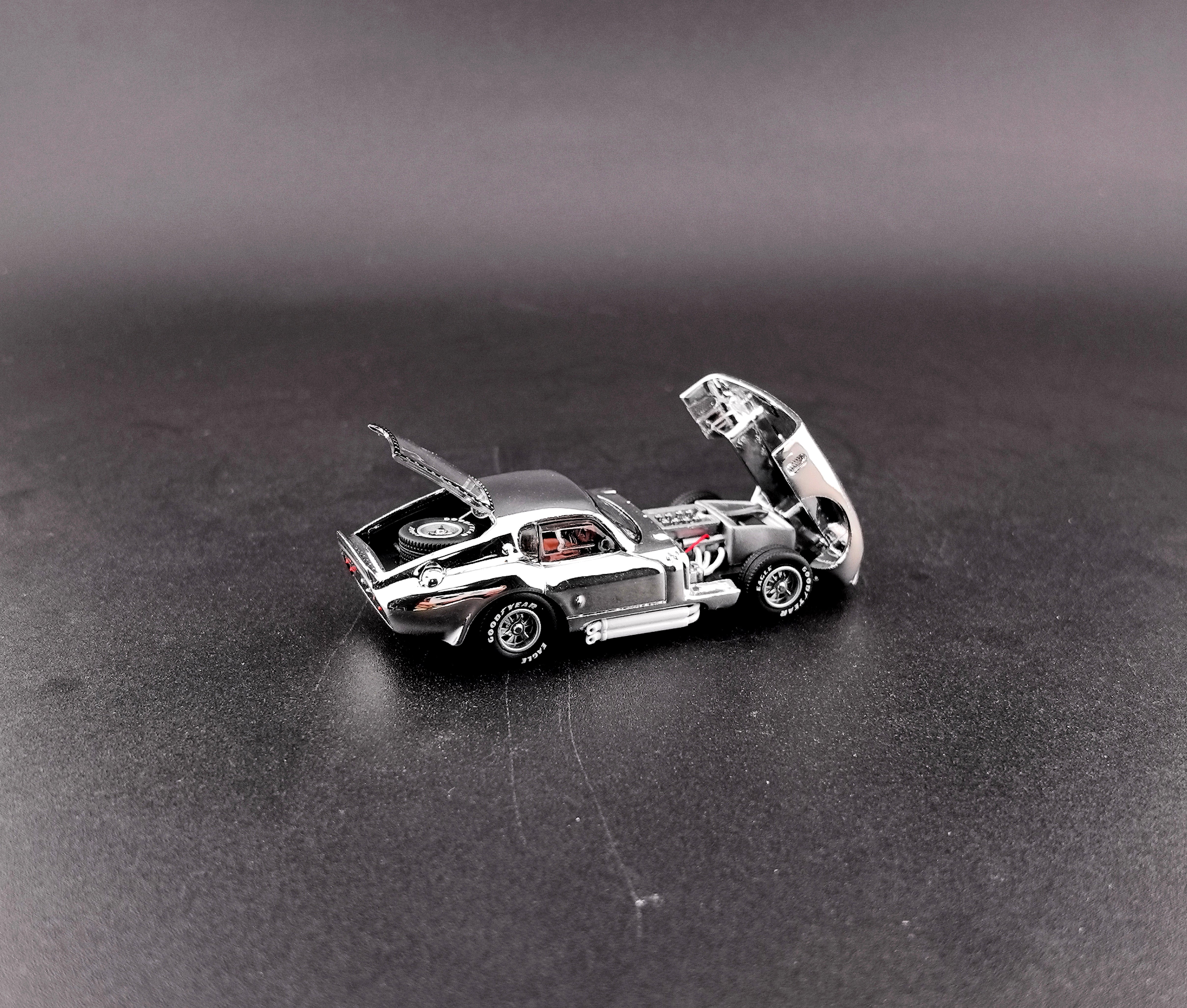 [FINE WORKS64] 1:64 Shelby Daytona Chrome Silver