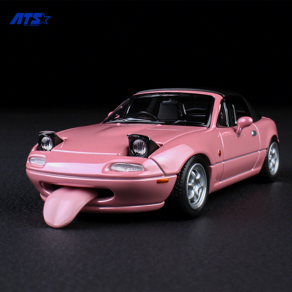 [ATS CAR MODEL] 1:64 Mazda MX-5 Pink