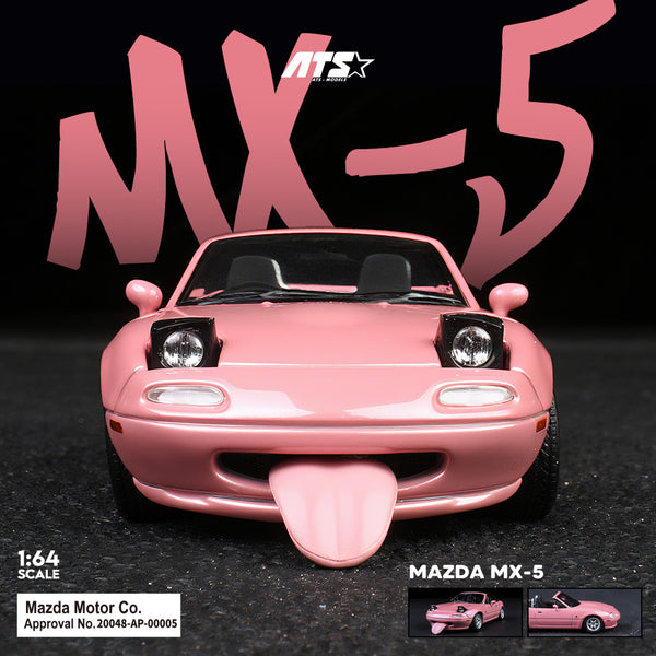 [ATS CAR MODEL] 1:64 Mazda MX-5 Pink